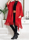 Flowy Red Cardigan (fits S up to 4x)