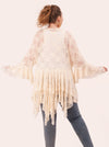 Sunrise and Sunshine Laced Crochet BohemianBeige Cardigan