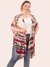 Capture the moment Tie Dye Multicolor Kimono