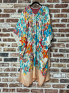 Inspiration floral multicolor kimono - OS