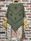 Etoile Bohemian Kimono Embroidered Gravel Kimono