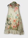 Empower Floral Bohemian Taupe Vest  - One Size
