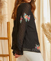 Must have Embroidered Bohemian Black Tunic