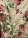True Happiness Floral Bohemian Taupe Vest  - One Size