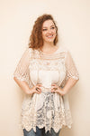 Victory Crochet Vintage Inspired Tunic  - One Size Plus